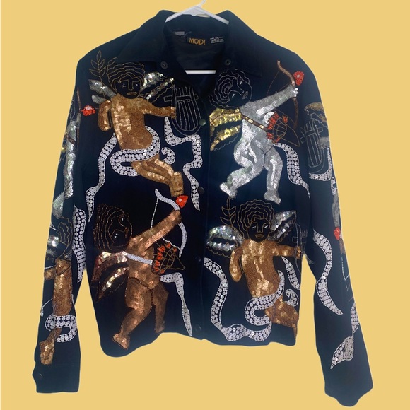 Vintage Jackets & Blazers - Insane Vintage 80’s Modi Cupid Jacket 💘